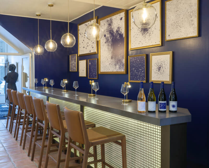 A Guide to Romance in Carmel-by-the-Sea Interior of Domain Messier Wine Tasting Room in Carmel-by-the-Sea, CA