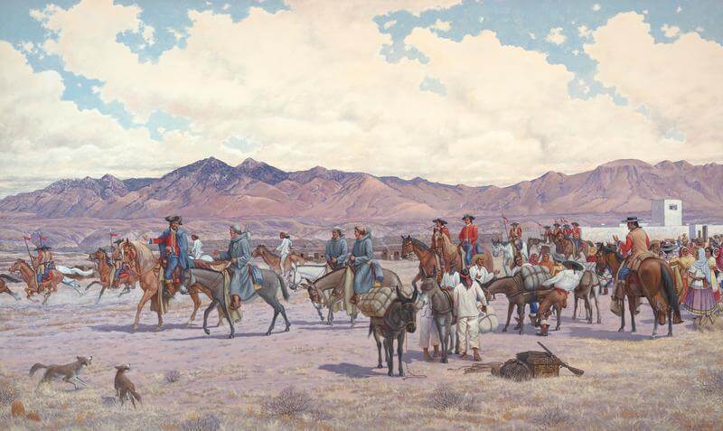 Anza’s Expedition Leaving Tubac by Cal Peters – National Park Service 