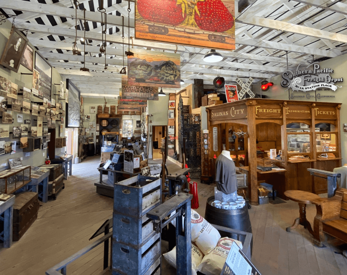 Moss Landing to King City Road Trip Itinerary This photo is of inside the California Welcome Center Salinas