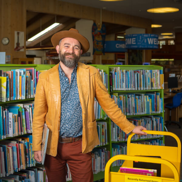 Headshot of Brian Edwards, a librarian and historian in the Monterey Peninsula.