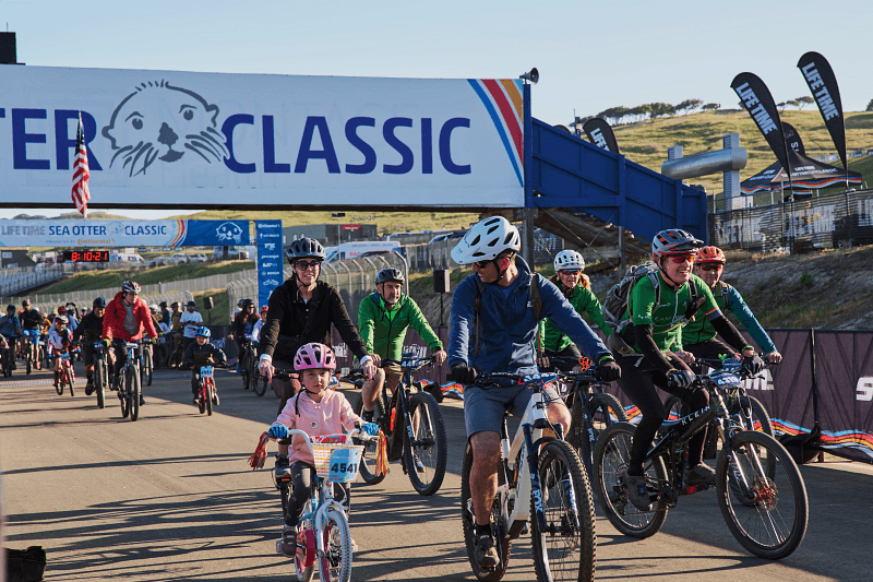 Family Day Sea Otter Classic event