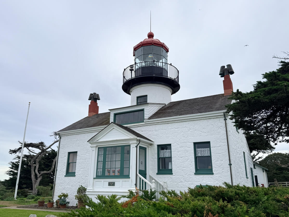 Point Pinos Lighthouse front exterior