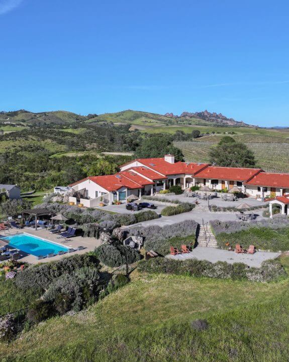 The Inn at Pinnacles drone photo