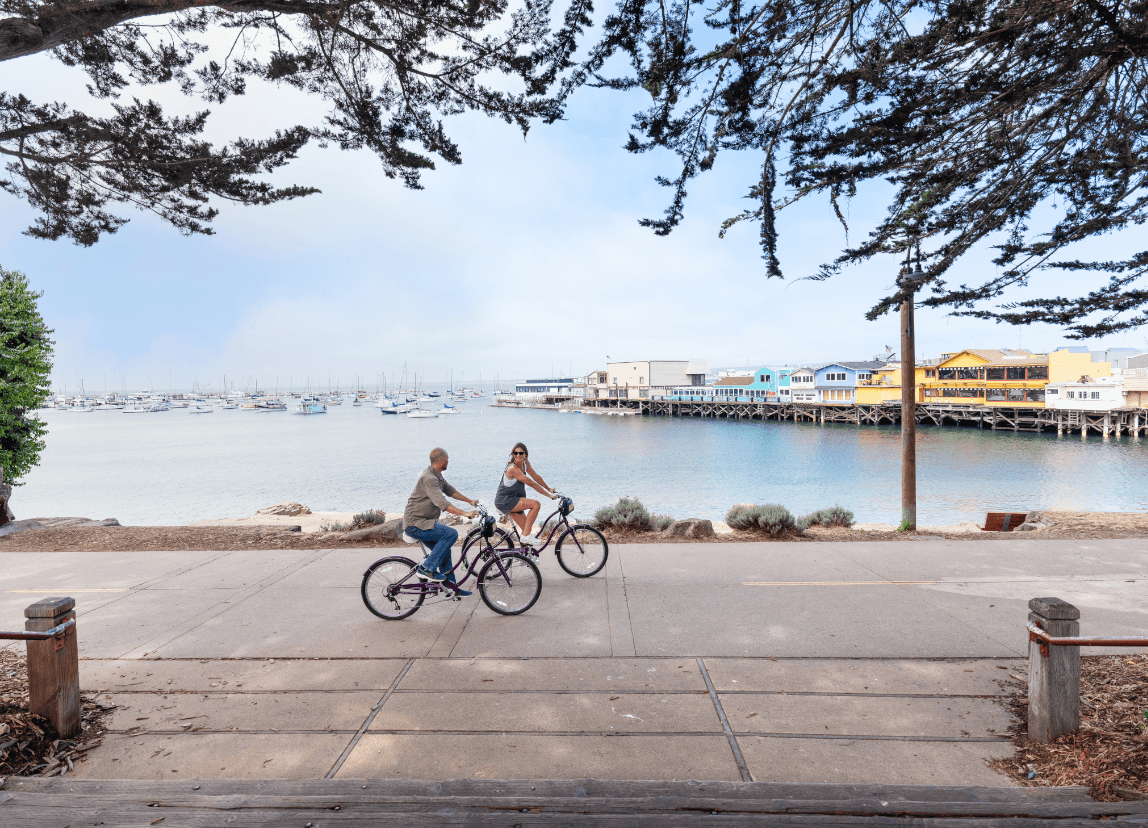 Welcome to Monterey County! Biking Old Fisherman's Wharf